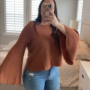 B.P. Bell Sleeve Cropped Sweater